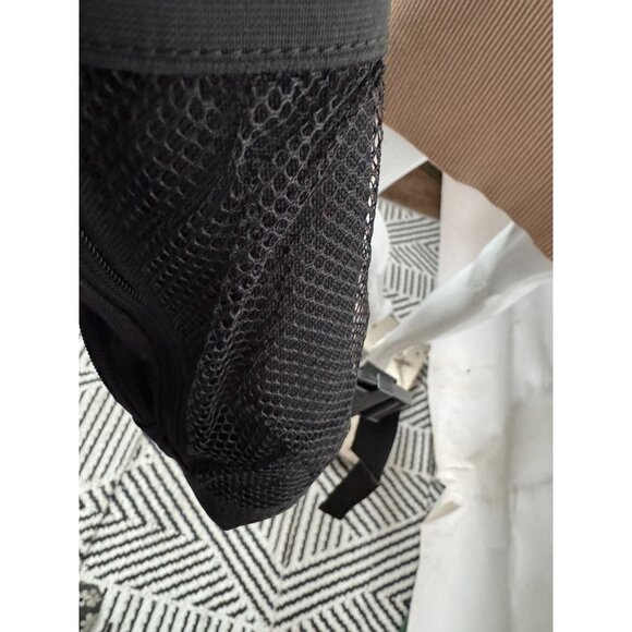 Convertible Black Backpack Messenger Bag With Multiple Compartments Adjustable S - Picture 14 of 16